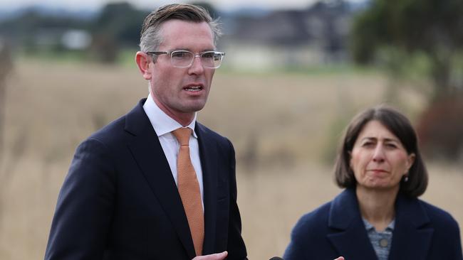 Dominic Perrottet with Gladys Berejiklian, Picture: NCA NewsWire / Dylan Coker