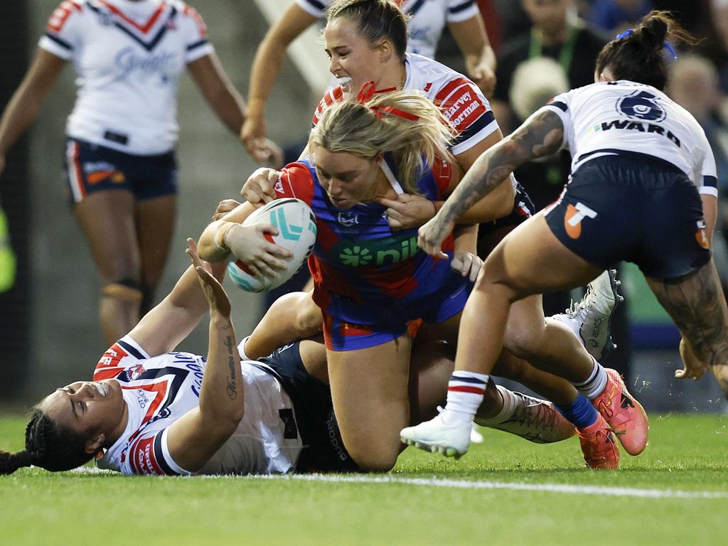 The Knights v the Roosters is the matchup of the NRLW season. Picture: NRL PHOTOS