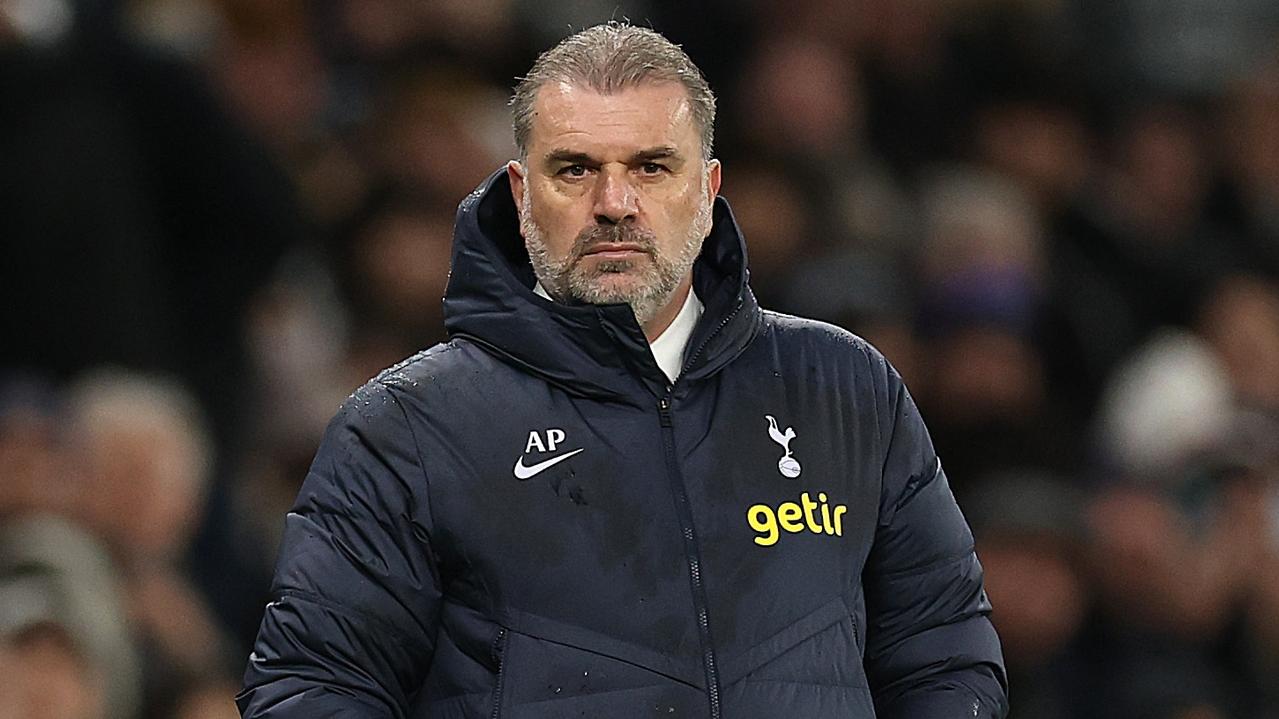 LONDON, ENGLAND - DECEMBER 31: Ange Postecoglou manager of Tottenham Hotspurs during the Premier League match between Tottenham Hotspur and AFC Bournemouth at Tottenham Hotspur Stadium on December 31, 2023 in London, England. (Photo by Julian Finney/Getty Images)