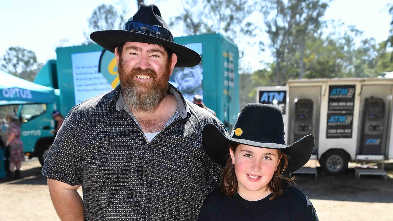 Carl and Ryan Riethmuller at the Gympie Muster. Picture: Patrick Woods.