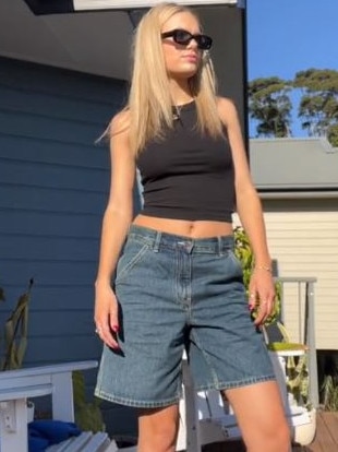 Jorts are taking over. Picture: TikTok/ sassonnotley