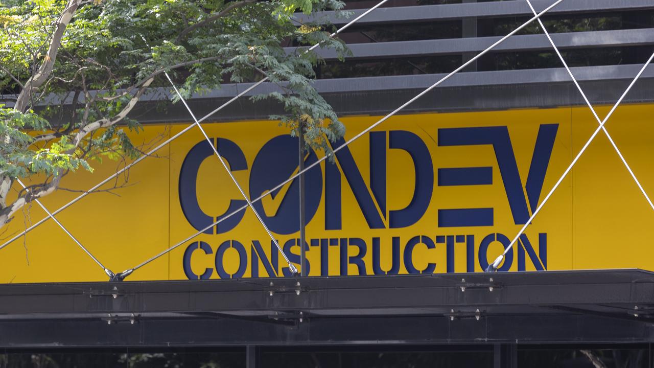 One of Australia’s largest construction firms, Condev, went into liquidation in March after failing to secure a reported bid for $25 million from developers. Picture: NewsWire / Sarah Marshall