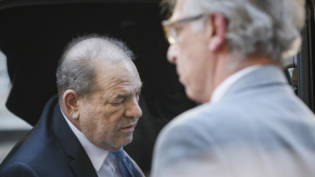 Harvey Weinstein arrives at a Manhattan courthouse. Picture: AP Photo/John Minchillo