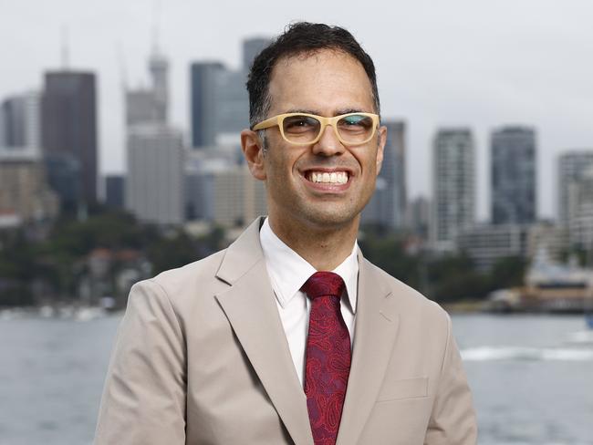 DAILY TELEGRAPH 15TH NOVEMBER 2024Pictured at Pier One at Walsh Bay in Sydney is Treasurer of New South Wales Daniel Mookhey at the 2024 Daily Telegraph Future Sydney Bradfield Oration.Picture: Richard Dobson