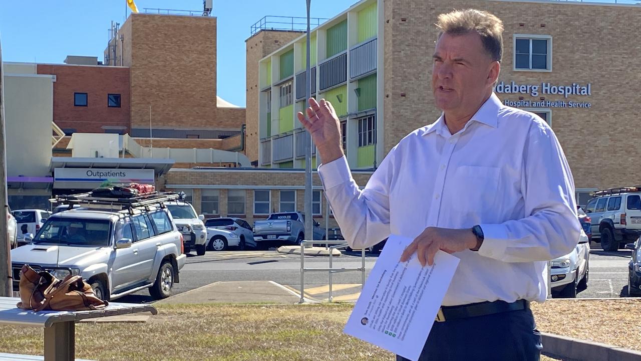 Burnett MP Stephen Bennett called out the state government in parliament.