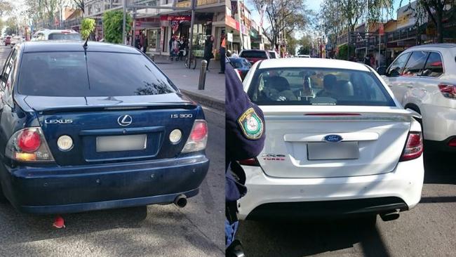Two drivers were fined after being caught playing the Pokémon Go game while behind the wheel. Picture: NSW Police Force
