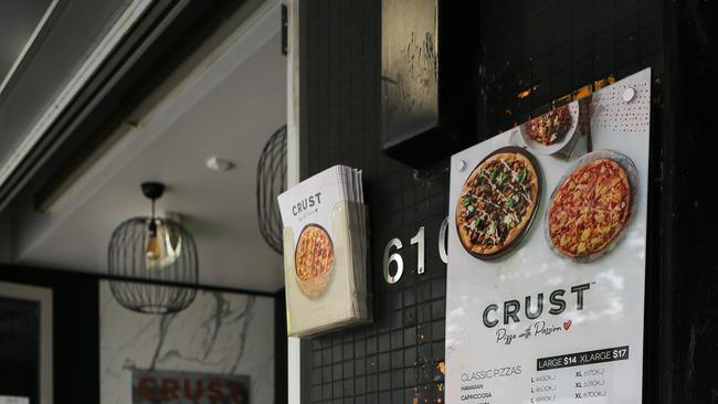 Retail Food Group owns a series of brands, including Crust Gourmet Pizza. Picture: Gaye Gerard