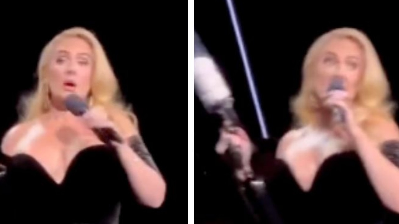 Adele threatens fans who throw stuff on stage with a t-shit gun: 'I f**king  dare you!
