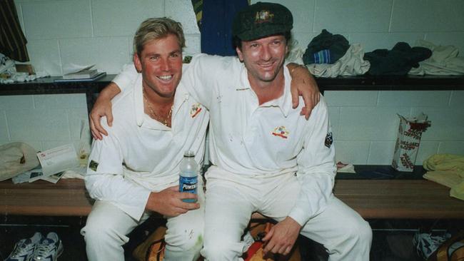 Both Aussie cricket greats but Shane Warne and Steve Waugh did not see eye-to-eye.