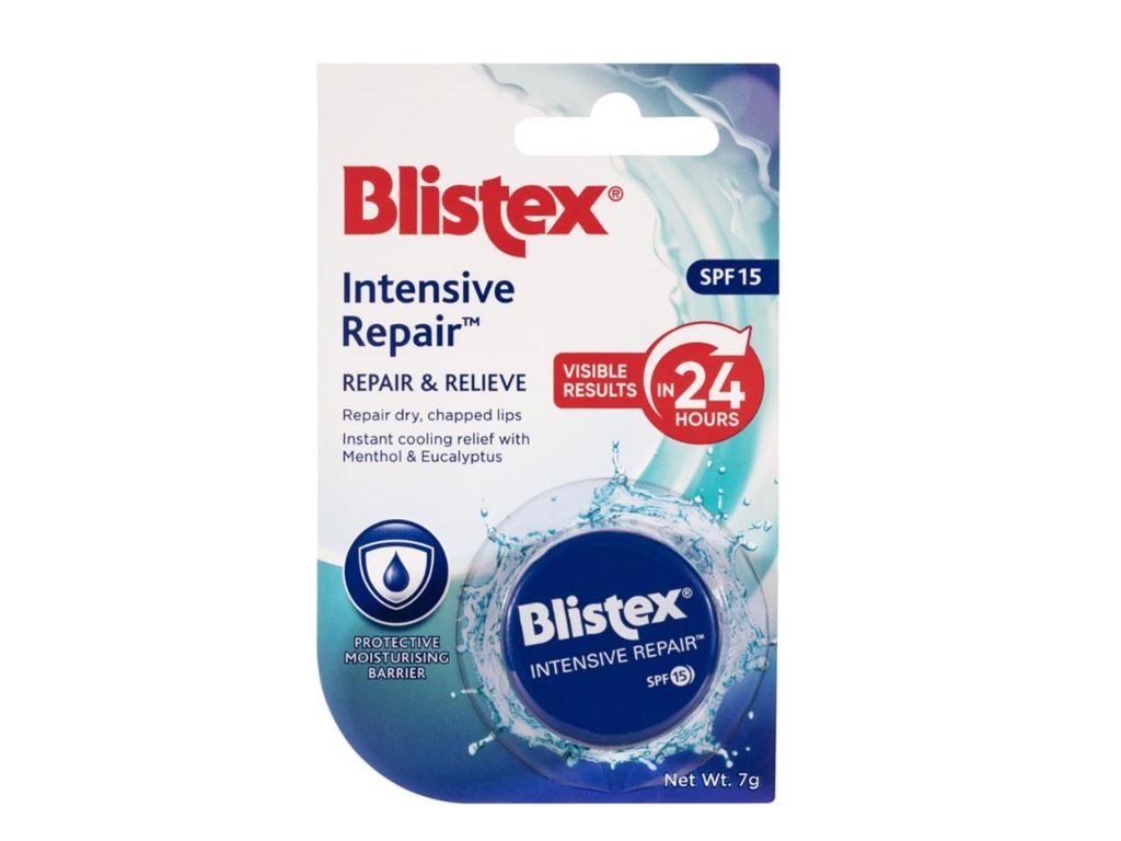 The one item Dr Naomi can’t live without? A good old trusty pot of Blistex. Picture: Chemist Warehouse