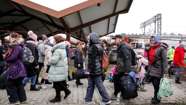 Millions of Ukrainians have been forced to flee the eastern European nation following Russia's invasion. Picture: Dominika Zarzycka/NurPhoto via Getty Images
