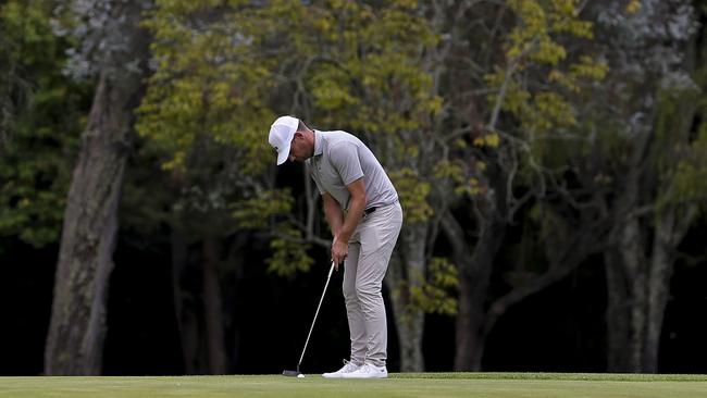 Rowin Caron of Netherlands plays a shot during the first round of the Astara Golf Championship, as part of the PGA tour. Photo: Buda Mendes/Getty Images