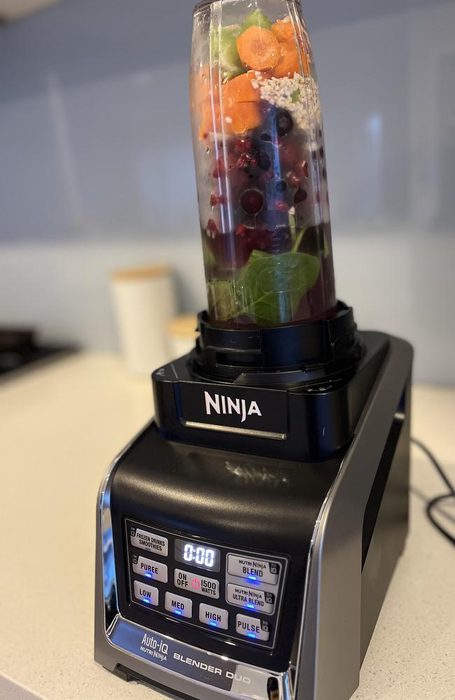 Ninja Nutri Blender Duo is a powerful blender for the whole family. Picture: Darren Whitfeld/Supplied