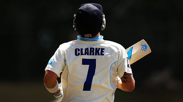 Back to his best ... Michael Clarke fires in his return to cricket.