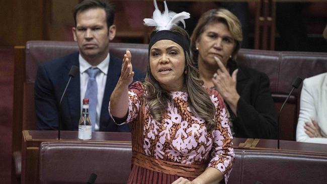 Jacinta Price’s position on a voice ‘should not be a challenge for the likes of Linda Burney and Pat Dodson’. Picture: NCA NewsWire/Gary Ramage