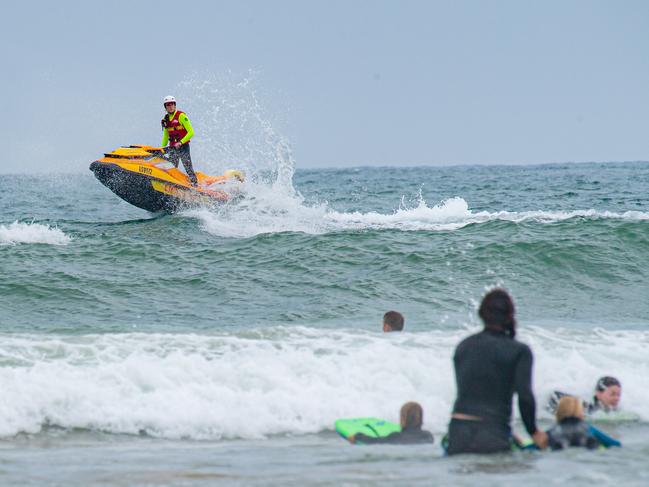 Surf life saving activities at Ocean Grove. Picture: Jason Edwards