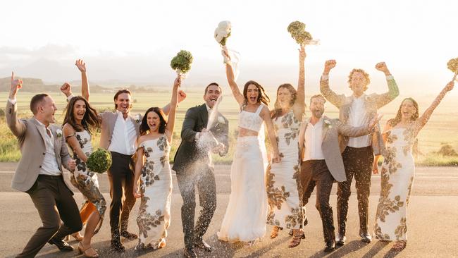 The wedding of Charlie Francis and George Pullar. Picture: Wilde Visual