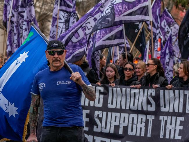 The CFMEU has broken with Labor and blue collar workers are walking away from the party. Picture: Getty