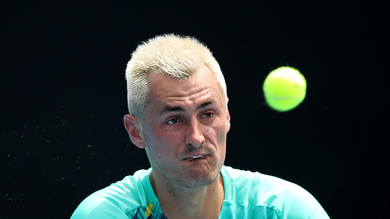 And then there’s Bernard Tomic... the great lost cause of Australian tennis. Picture: Getty