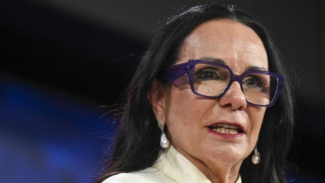 Indigenous Australians Minister Linda Burney accused the No campaign of sowing division with Trump-style tactics. Picture: NCA NewsWire / Martin Ollman