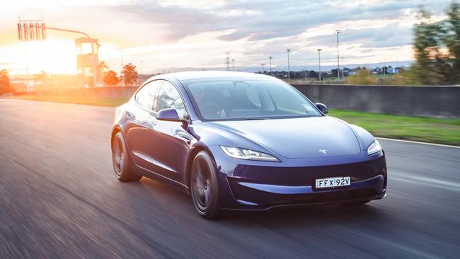 2024 Tesla Model 3 Performance. Picture: Thomas Wielecki