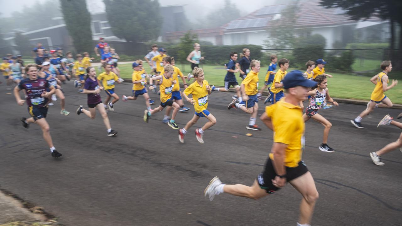 The start of the 4km event of Peak2Park, Sunday, March 3, 2024. Picture: Kevin Farmer