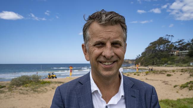 Bega Liberal state MP Andrew Constance after announcing his resignation in October. Picture: Martin Rainer Helmreich