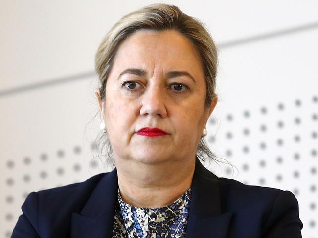 BRISBANE, AUSTRALIA - NewsWire Photos NOVEMBER 21, 2022: Queensland Premier Annastacia Palaszczuk during a press conference in Brisbane. Picture: NCA NewsWire/Tertius Pickard