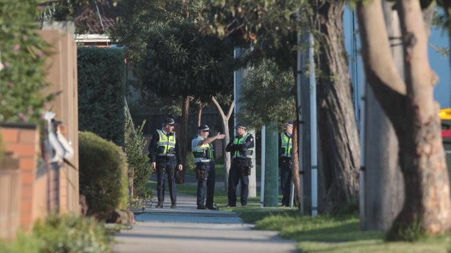 Sterling Drive was still to traffic and residents.