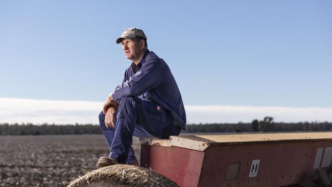 Lawrence Springborg, former Opposition Leader and now Mayor of Goondiwindi at his property. Picture: Mark Cranitch