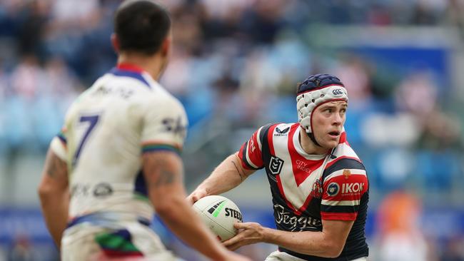 Luke Keary was one of four Roosters players charged out of Sunday’s win over the Warriors. Picture: Mark Metcalfe/Getty Images