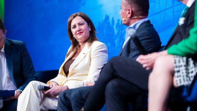 Annastacia Palaszczuk at The Courier-Mail Future Brisbane lunch at Royal International Convention Centre in Bowen Hills, Brisbane, Wednesday, December 1, 2021 - Picture: Richard Walker