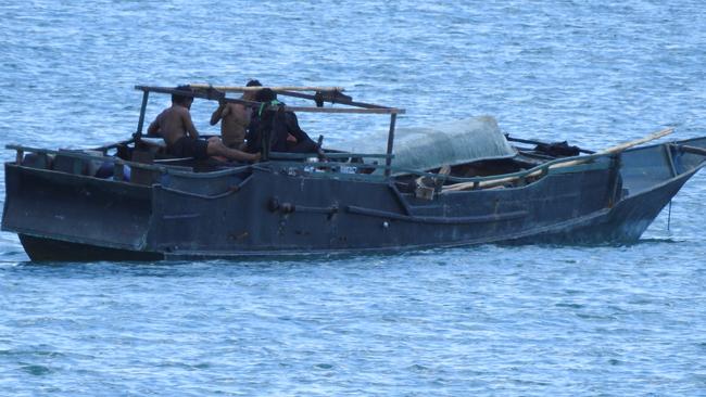 The fishing crew alleged to have smuggled the Chinese nationals.