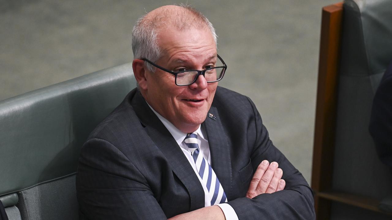 Scott Morrison was named 320 times in the report. Picture: NCA NewsWire / Martin Ollman