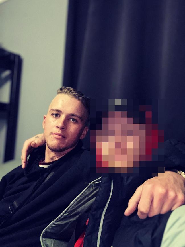 Harrison Hilton-Taylor (left) was charged with murdering a man in Hampton East on January 2. Picture: Facebook