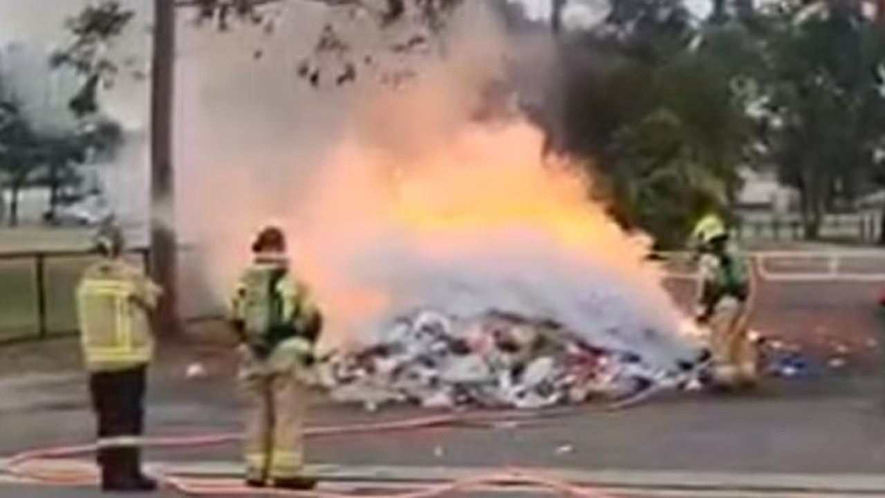 Hazard waste dumps spark spate of garbage truck blazes