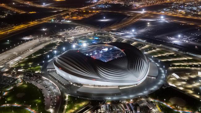 A view of Al Wakrah Stadium in Qatar. Picture: Getty Images