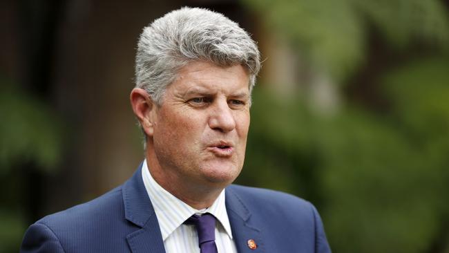 Local Government Minister Stirling Hinchliffe announced the government would introduce and pass a bill to retrospectively amend the Local Government Act and has called for a Rockhampton by-election. Picture: Josh Woning