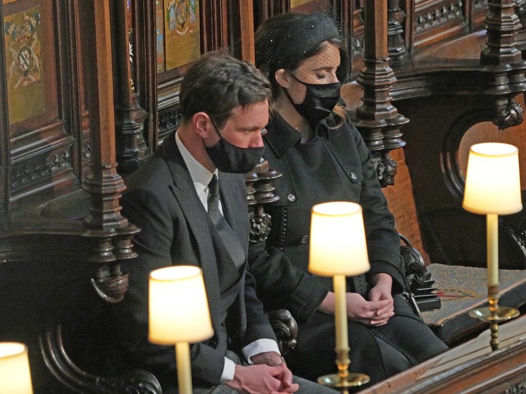 Princess Eugenie and her husband Jack Brooksbank. Picture: Getty Images