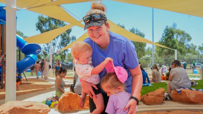 Thousands flocked through doors of the official opening of the Alice Springs adventure park on Saturday, November 2, 2024. Picture: Alice Springs Town Council