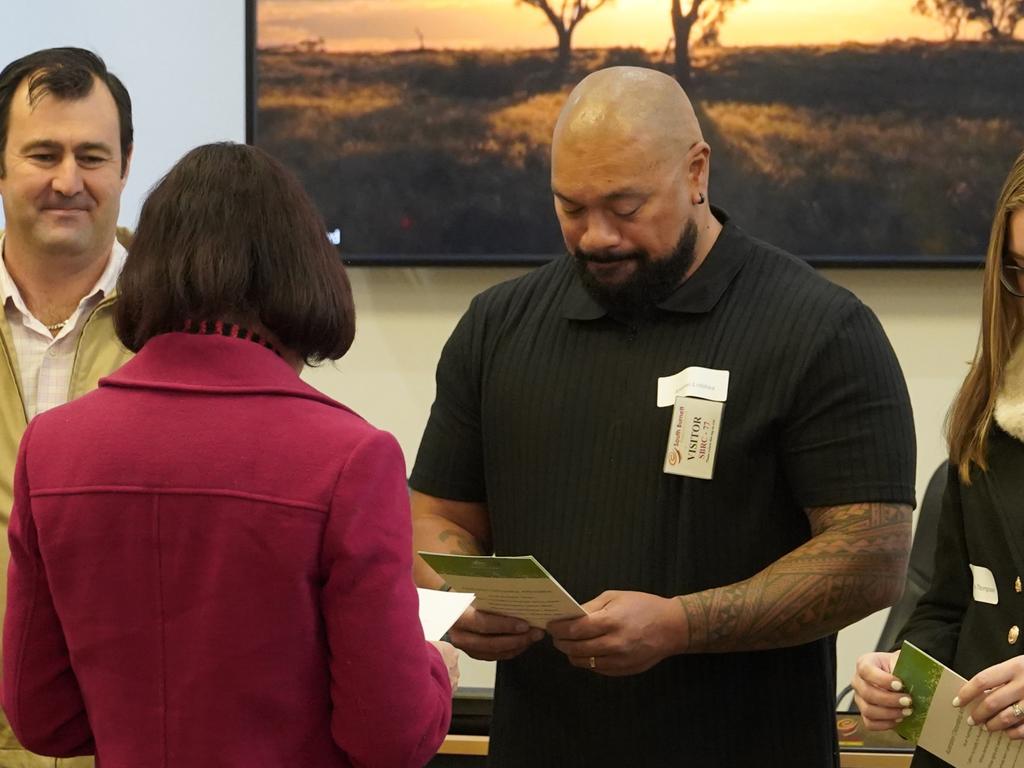 Amanaki Lolohea during the South Burnett citizenship ceremony June 2024