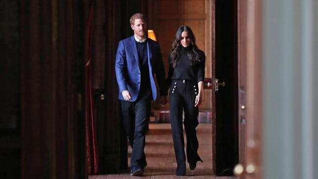 Meghan stayed at the Beckham’s Beverly Hills home during a trip to Los Angeles. Picture: Getty Images