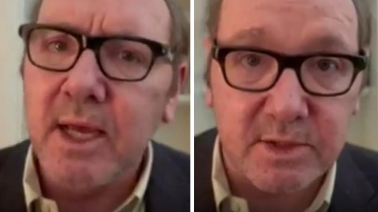 Kevin Spacey has released a furious video aimed at Guy Pearce.