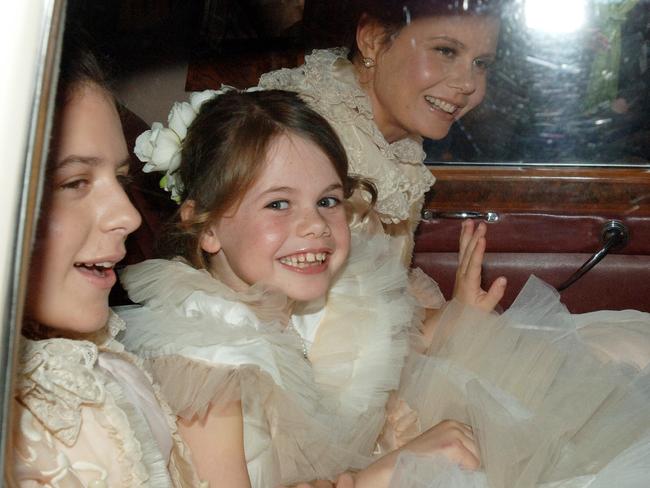 Antonia Kidman (sister of Nicole Kidman), Antonia's daughter Lucia, and Nicole Kidman''s daughter Isabella leave the home of Australian actor Nicole Kidman on their way to her wedding to marry Australian country singer Keith Urban in Sydney, Sunday, June 25, 2006. Lucia will be flower girl and Antonia and Isabella are to be bridesmaids. It is expected that some 230 guests will attend the late afternoon nuptials at Sydney's Cardinal Cerretti Memorial Chapel, a gothic-style sandstone church, in St Patrick's estate, overlooking the ocean at Manly, one of Sydney's beach suburbs.