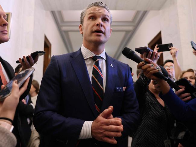 Mr Hegseth’s past conduct with and treatment of women is under scrutiny ahead of his Senate confirmation hearings. Picture: Chip Somodevilla/Getty Images/AFP