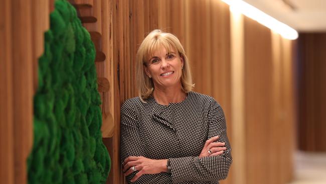 Deloitte CEO Cindy Hook at the new Brisbane office in Riverside Centre. Picture: Peter Wallis