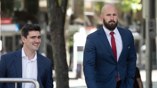 The court was told both Jacob Hersant (left) and Sewell had ‘actively’ participated in the attack, including efforts to remove the keys from the hikers’ car. Picture: NCA Newswire/Nicki Connolly