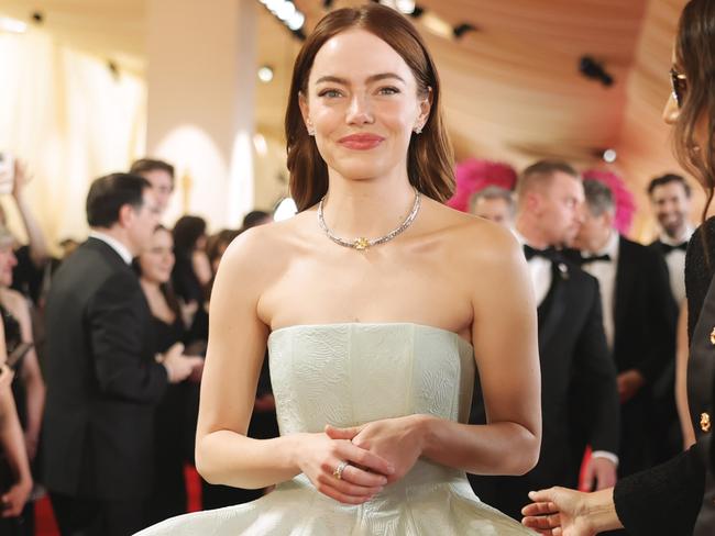 HOLLYWOOD, CALIFORNIA - MARCH 10: Emma Stone attends the 96th Annual Academy Awards on March 10, 2024 in Hollywood, California. (Photo by Emma McIntyre/Getty Images)