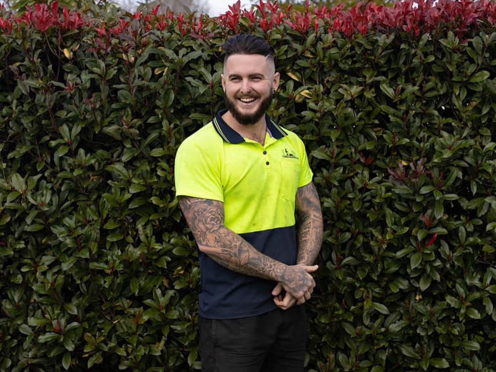 Many have branded Jack a ‘champion’ and thanked him for his powerful words surrounding mental health. Picture: Facebook/Elite Lawn & Garden Care