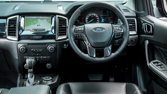 The Ford Everest Sport has a plesant cabin that dulls most outside noises. Photo by Thomas Wielecki.